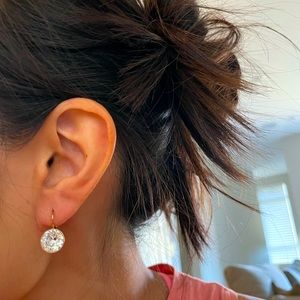 Elegant Swarovski crystal drop earrings
